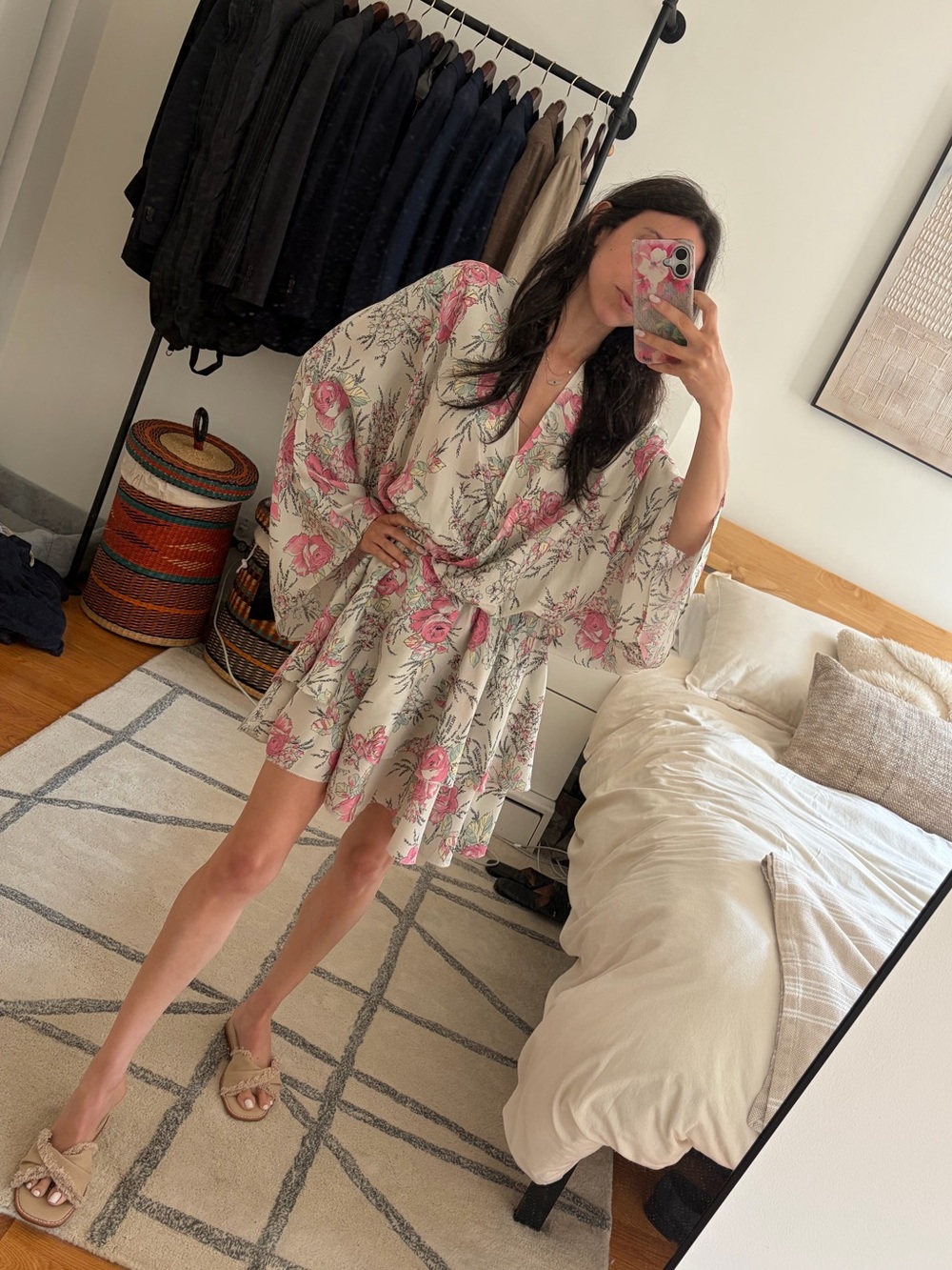 Zadig & Voltaire Cream Floral Dress